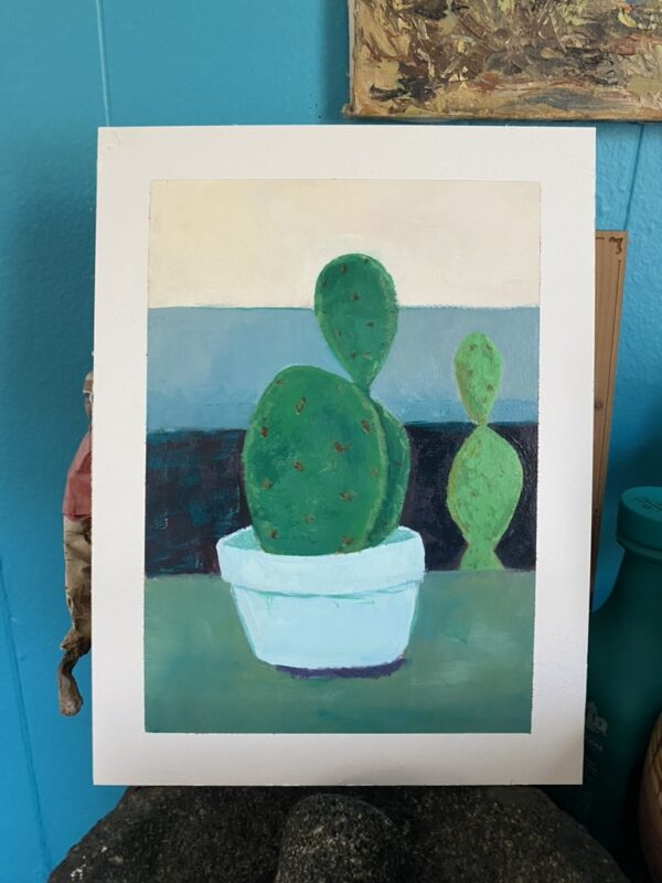 nopal en planter